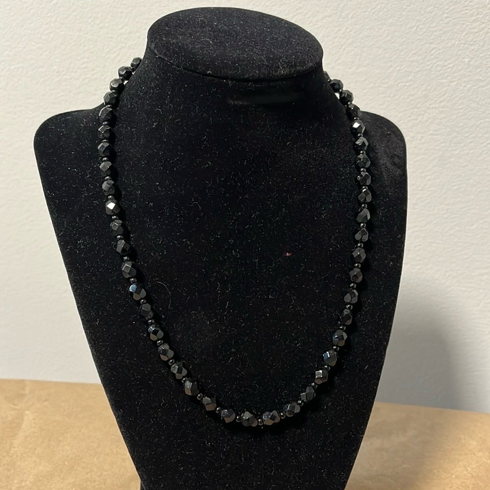 Black beaded Neckalce